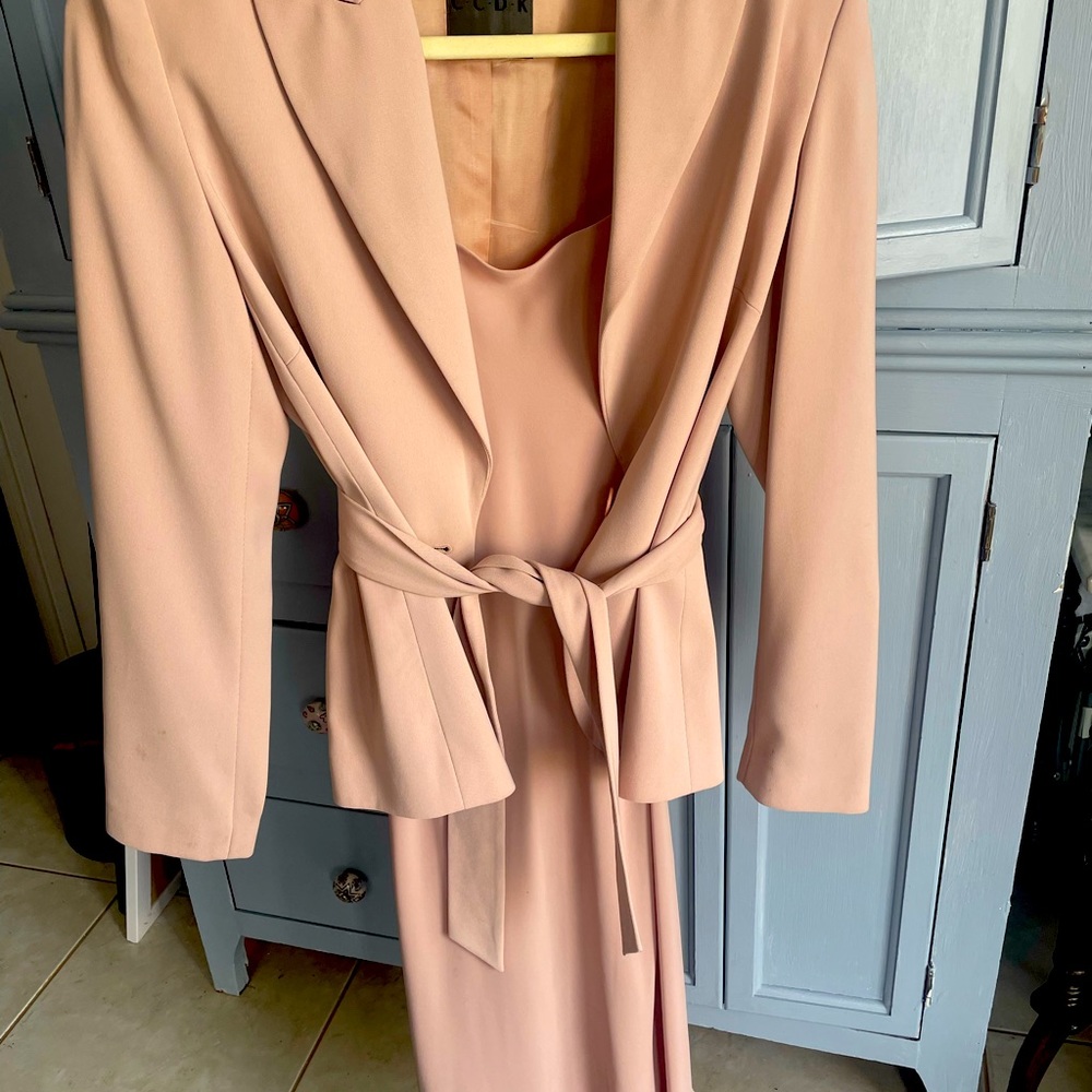 Light peach dress suit